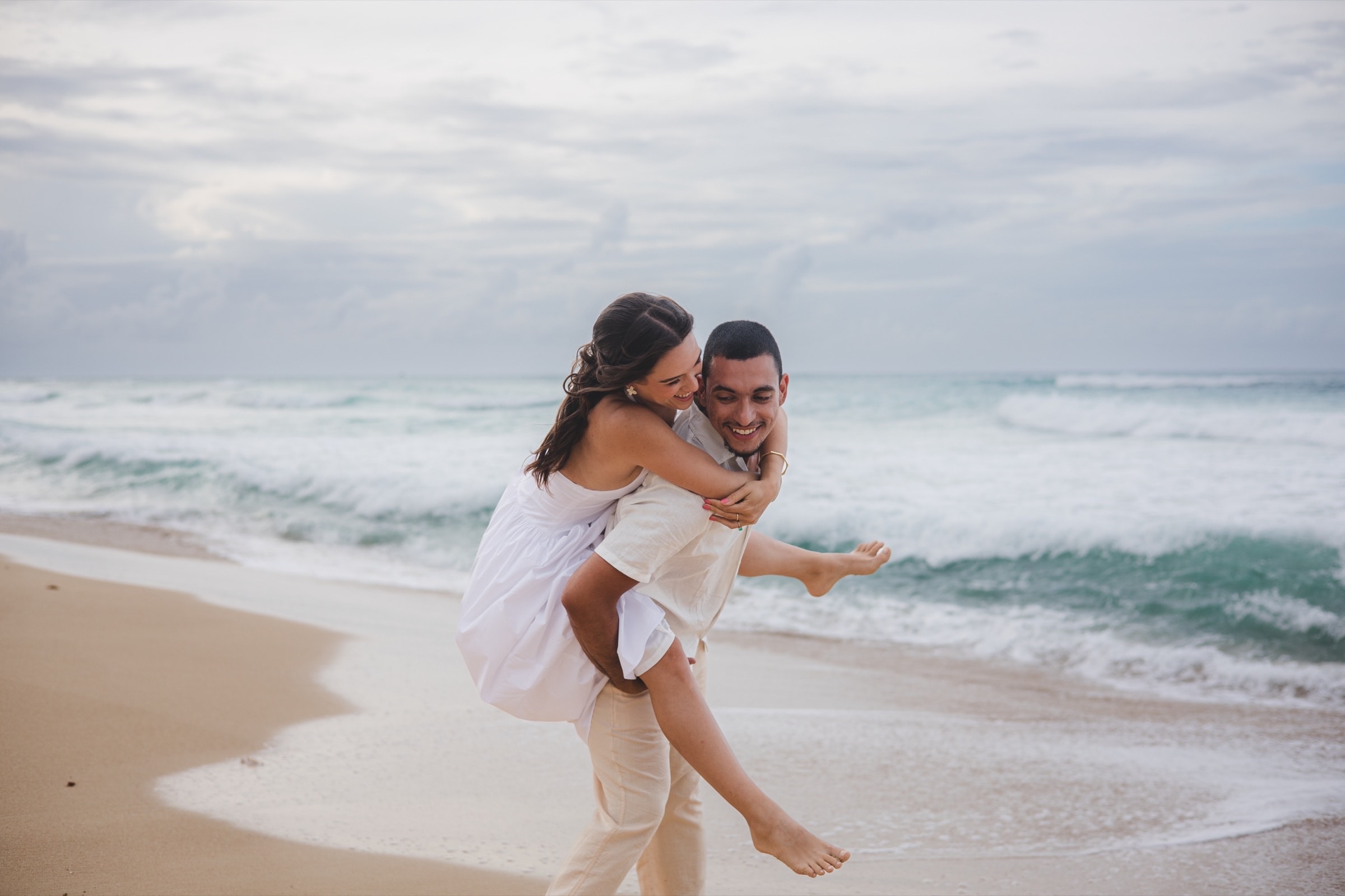 Kelsie and Chris at Dreams Macao Beach 5